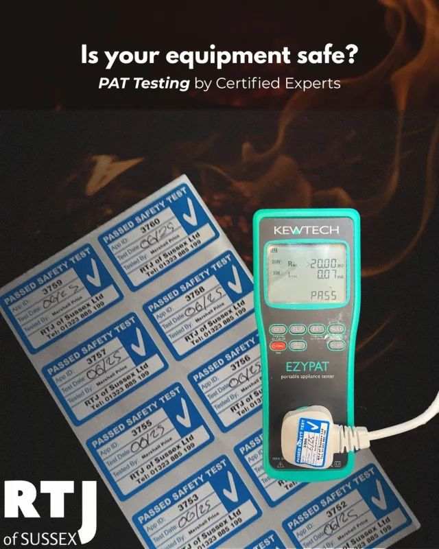 Stay compliant and avoid risks.

We offer fast, hassle-free PAT testing for Eastbourne businesses—certified, discreet, and reliable.

When was your last test?
📞 07511 140776 | 🌐 www.rtjofsussex.com

Get your annual check booked today.