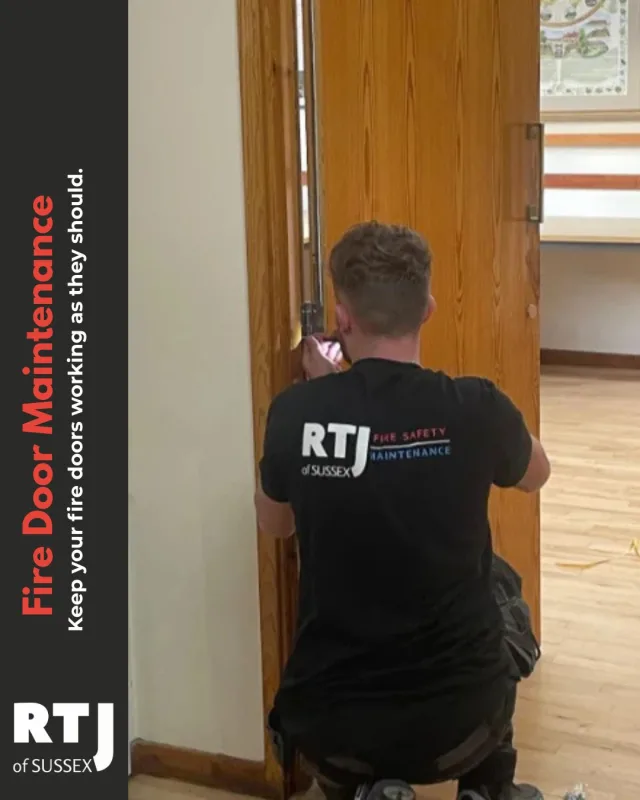 Fire doors are a legal requirement—but they only work when properly maintained. At RTJ of Sussex, we offer expert maintenance packages to keep your fire doors safe, functional, and compliant.

Our service includes:

✔️ Full inspection of leaf, frame, seals & hardware
✔️ Adjustments to closers, hinges, gaps & latching
✔️ Repairs for damage or non-compliance
✔️ Replacement of faulty components
✔️ Detailed compliance report & recommendations

Serving Eastbourne, Hastings, Tunbridge Wells & across Sussex.

📞 07511 140776 | 🌐 www.rtjofsussex.com
Book your fire door maintenance today.