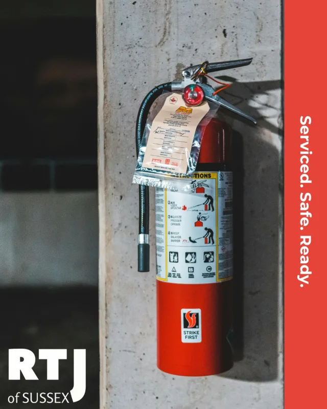 A fire extinguisher only works if it’s been properly serviced. 

Our certified team checks pressure, pins, and refills so when you need it, you can trust it. 

Serving businesses and landlords across Eastbourne and Sussex with hassle-free extinguisher servicing.

📧 Email: info@rtjofsussex.com
📞 Phone: 01323 885199
🌐 Website: www.rtjofsussex.com